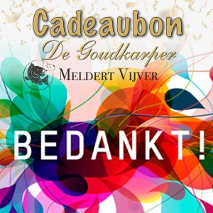Cadeaubon Bedankt